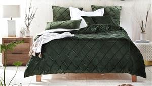 Huxley Moss King Quilt Cover Set