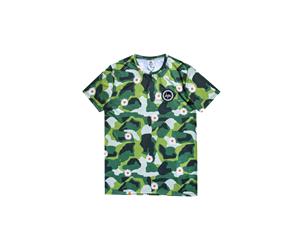 Hype Green Daisy Camo Men's T-Shirt - Green