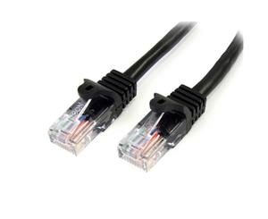 Hypertec 2m CAT5 RJ45 LAN Ethenet Network Black Patch Lead