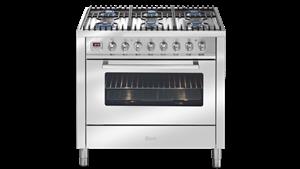 ILVE 900mm Freestanding Gas Oven - Stainless Steel