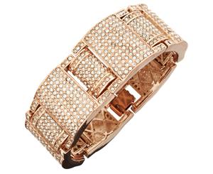 Iced Out Bling Hip Hop Diamond Bracelet - YOUNG MONEY rose - Rose Gold