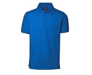 Id Mens Pique Short Sleeve Regular Fitting Polo Shirt (Azure) - ID184