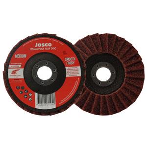 Josco 125mm Medium Red Surface Conditioning Flap Disc