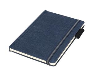 Journalbooks Jeans A5 Fabric Notebook (Dark Blue) - PF3033