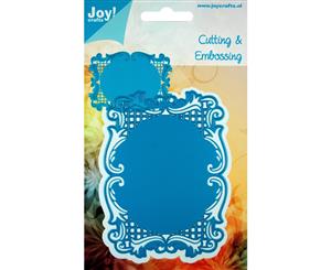 Joy! Crafts Cut & Emboss Die -Rectangle Frame 4.5&quotX3.25"