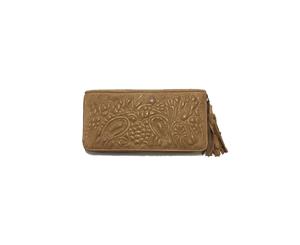 KAJA Clothing TAYLOR - Leather Clutch - Cognac 100% Leather