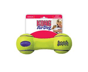 KONG AirDog Squeaker Dumbbell Nonabrasive Felt Small Toy For Dogs