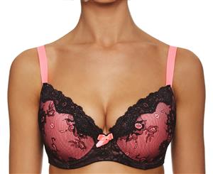 Kayser Perfects Curve It Up Louisa Contour Balconette Bra - Black/Sugar Baby