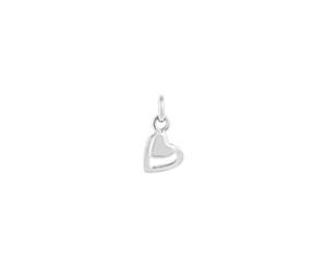 Kirstin Ash Double Heart Charm w/ Sterling Silver