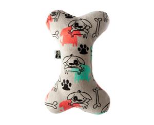 La Doggie Vita Novelty Plush Bone Dog Toy