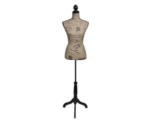 Ladies Bust Display Brown Female Mannequin Model Dressmaker Cloth Dummy