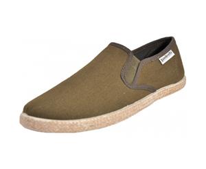 Lambretta Kyak II Mens Slip On Outdoors Walking Casual Espadrilles Shoes - Khaki