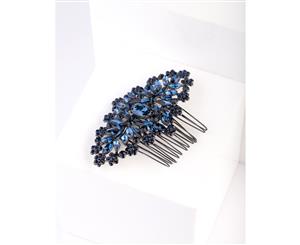 Lovisa Blue Crystal Bridal Hair Comb