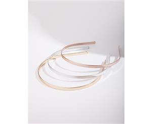 Lovisa Mixed Metal Essential Headband Pack