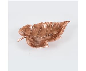MAPLE Medium 34cm Long Decorative Leaf - Copper