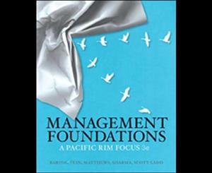 Management Foundations  A Pacific Rim Focus