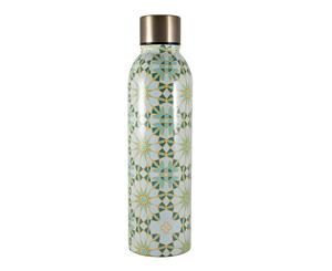 Marie Claire Mosaique Stainless Steel Drink Bottle 500ml Teal