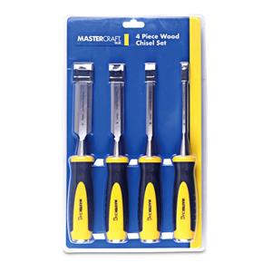 Mastercraft Chisel Bevel Edge Set 4Pce MCW004