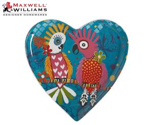 Maxwell & Williams Donna Sharam Love Hearts Chatter Heart Plate 15.5cm Multicolour