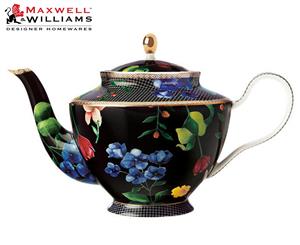 Maxwell & Williams Teas & C's Contessa Teapot with Infuser 1L Black