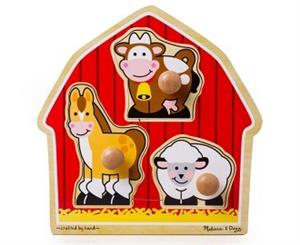 Melissa & Doug Wooden Jumbo Farm Puzzle