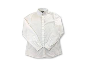 Men's Just Cavalli Shirt In White With Mandarin Collar