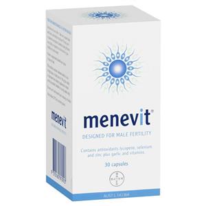 Menevit Male Fertility Supplement Capsules 30 pack (30 days)