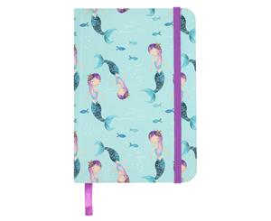 Mermaid Notebook with Starfish Charm (A6)