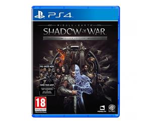 Middle Earth Shadow of War Silver Edition PS4 Game