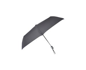 Mountain Warehouse Unisex Durable Windproof Umbrella with Quick Dry Fabric - Black