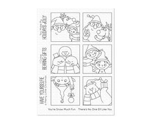 My Favorite Things Clear Stamp Set 6 inch x 8 inch - BB Christmas sELFies