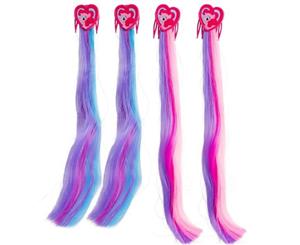 My Little Pony Hair Extensions & Mini Combs Pack of 4