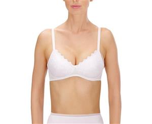 Naturana Padded Soft Bra in White