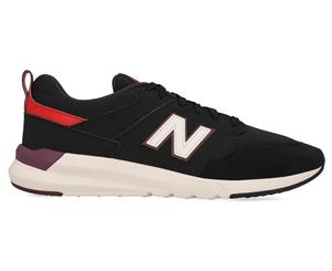 New Balance Men's 009 Sneakers - Black/Velocity Red/Burgundy