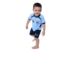 New South Wales State of Origin NSW NRL Footysuit Shorts Infants Size 00