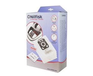 Nilfisk Elite Vacuum Bags 4pk + Filter