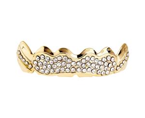 One Size Fits All Bling Grillz - SHINING TOP - Gold - Gold