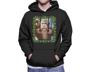 Original Stormtrooper Trooper Santa Christmas Men's Hooded Sweatshirt - Black