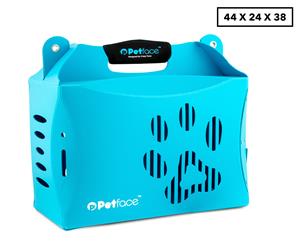 Petface Large Eco Pet Carrier - Blue