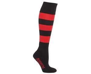 Podium Football Socks - Black/Red