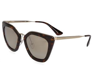 Prada Women's Geometric Cat Eye Sunglasses - Tortoiseshell/Gold