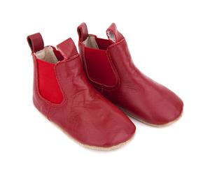 Pre-Walker Leather Riding Boots Red