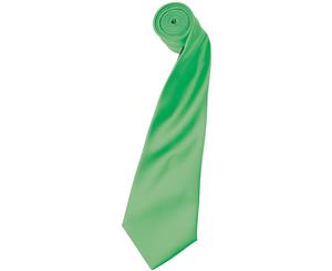 Premier Mens Plain Satin Tie (Narrow Blade) (Apple) - RW1152