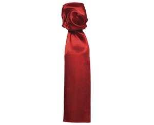 Premier Scarf - Ladies/Womens Plain Business Scarf (Red) - RW1147