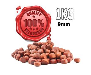 Premium Bulk Cichlid Oscar Fish Food Colour & Health Pellet 9mm Floating 1kg