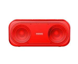 Promate OTIC.RED 10W Bluetooth Speaker with AUX USB & MicroSD Playback. Long lasting 2000mAh Battery. Up to 6 Hours Playing Time. Bluetooth v5.0.