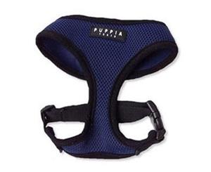 Puppia Soft Mesh Dog Harness Royal Blue