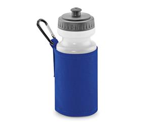 Quadra Water Bottle And Fabric Sleeve Holder (Pack Of 2) (Bright Royal) - BC4159