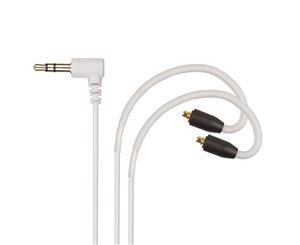 REYTID Replacement White 5N Audio Cable Compatible with Logitech Ultimate Ears UE 900 Headphones - Compatible with iPhone and Android - White