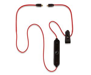 REYTID Wireless Bluetooth Adapter Cable Compatible with Sony XBA-N1AP HD Earphones MMCX Headphones - Red - Red